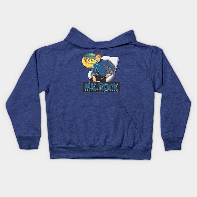 Mr. Rock Kids Hoodie by Doc Multiverse Designs